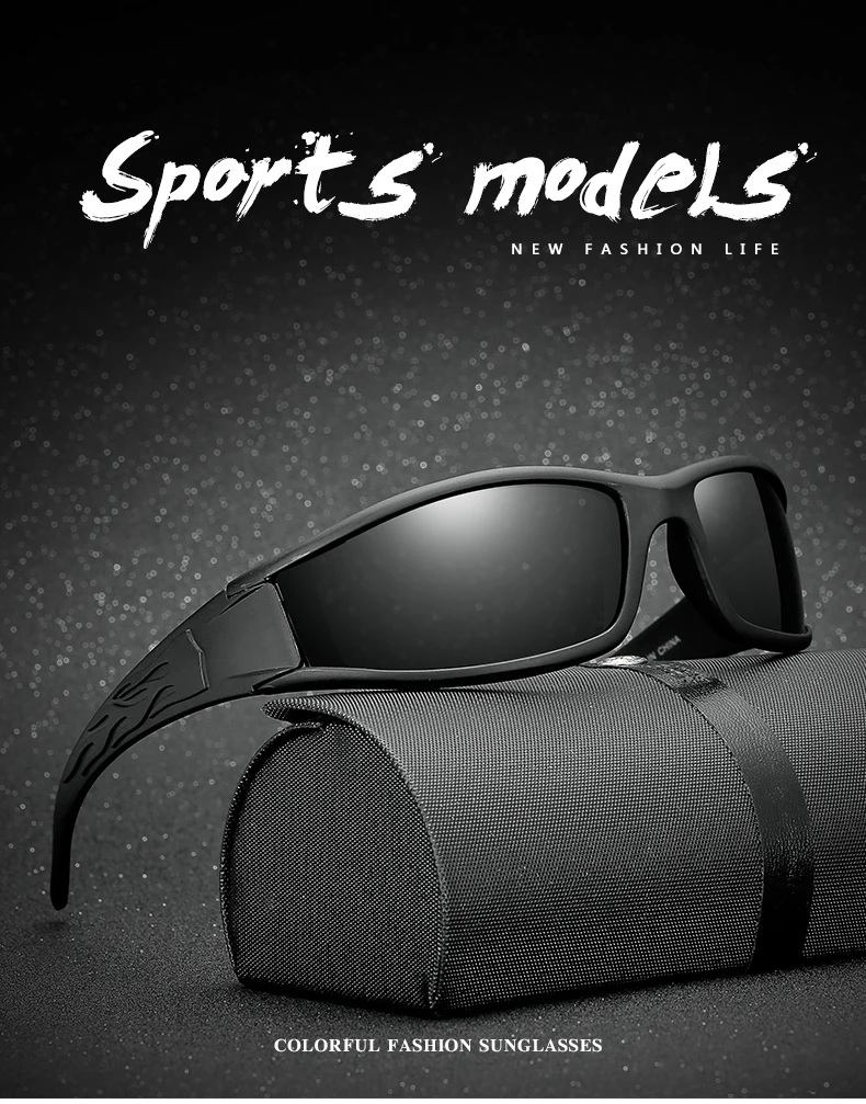 Longkeader, мужские поляризованные солнцезащитные очки, защита от уф400 лучей, Брендовые мужские солнцезащитные очки для вождения, Gafas de sol, мужские спортивные очки