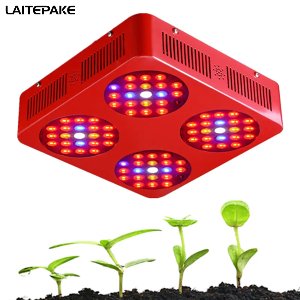 

800W DOUBLE-CHIPS LED Grow Light Kit Full Spectrum With Lens for indoor grow tent box Pants Grow Faster Flower Bigger High Yield