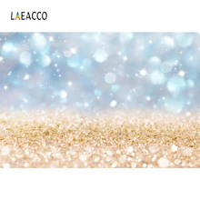 Laeacco Glitter Parlak Altın Puanl Işık Bokeh Çocuk Doğum Günü Portre Fotoğraf Arka Fotoğraf Arka Planında Fotoğraf Stüdyosu