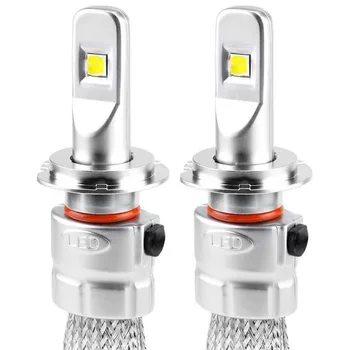 

2pcs H7 LED H1 H4 H11 Car Headlight Bulb R3 9600lm with Mini Lens H3 HB4 H8 HB3 9005 9006 Led Fog Light 6000K White car lights