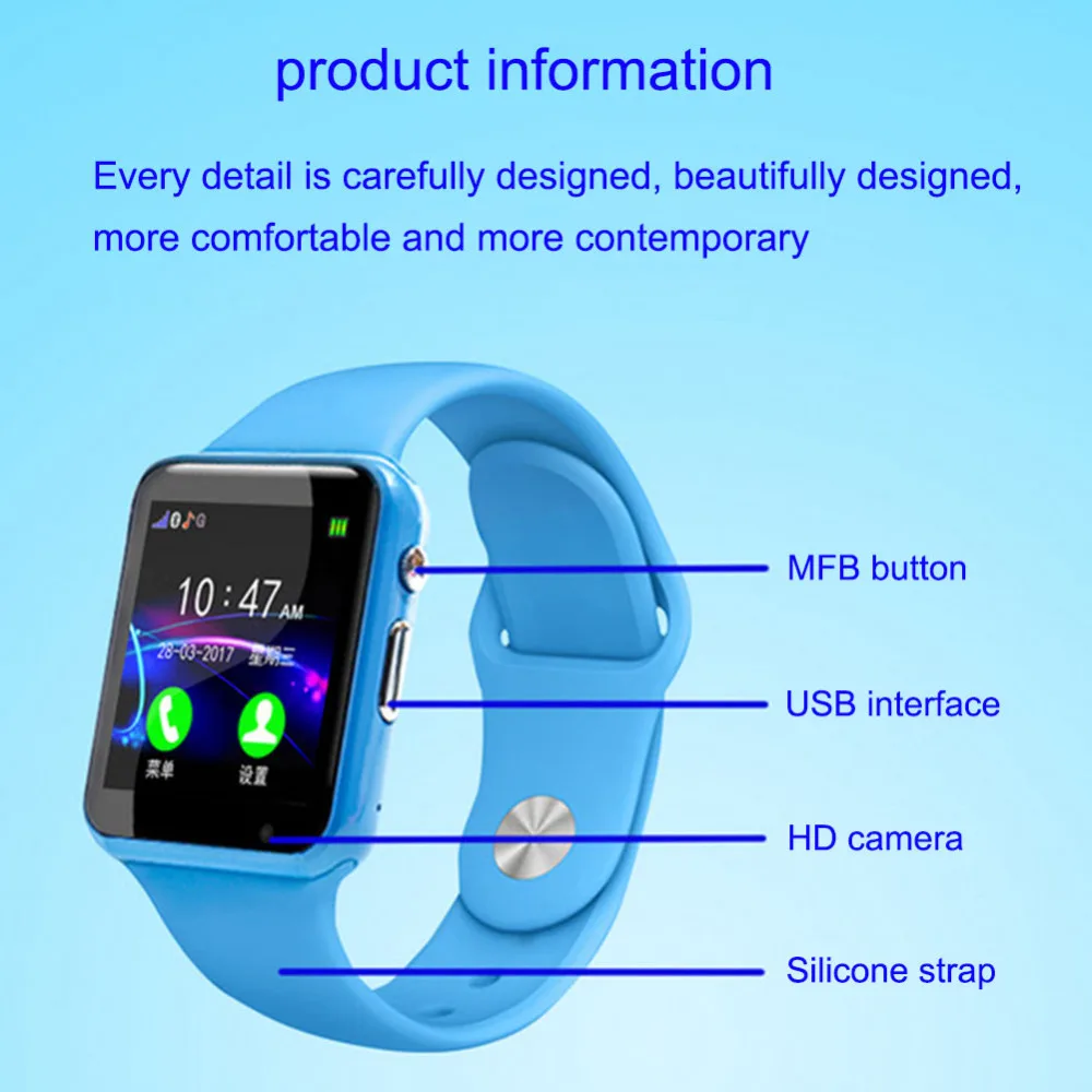  Kinder Anti Verloren Kind GPS Tracker SOS Überwachung Positionierung Anruf Kamera Telefon smart Kin