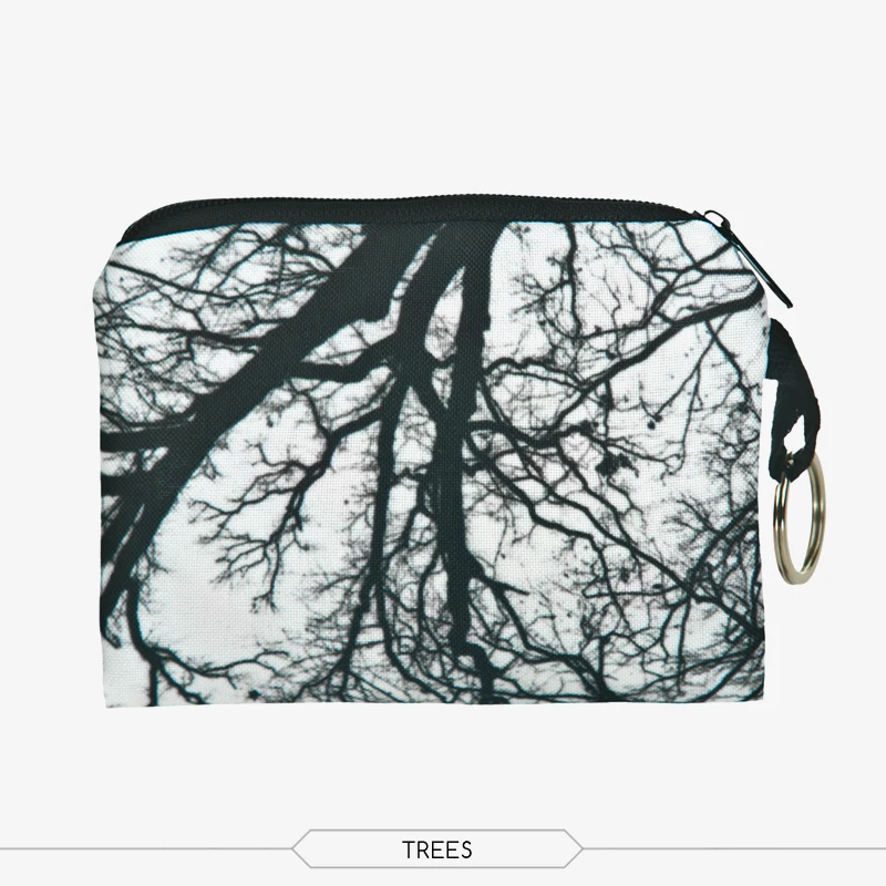 

Trees 3D Printing women wallets portefeuille femme 2016 Who Cares New billeteras para mujer coin purse billetera hombre wallet
