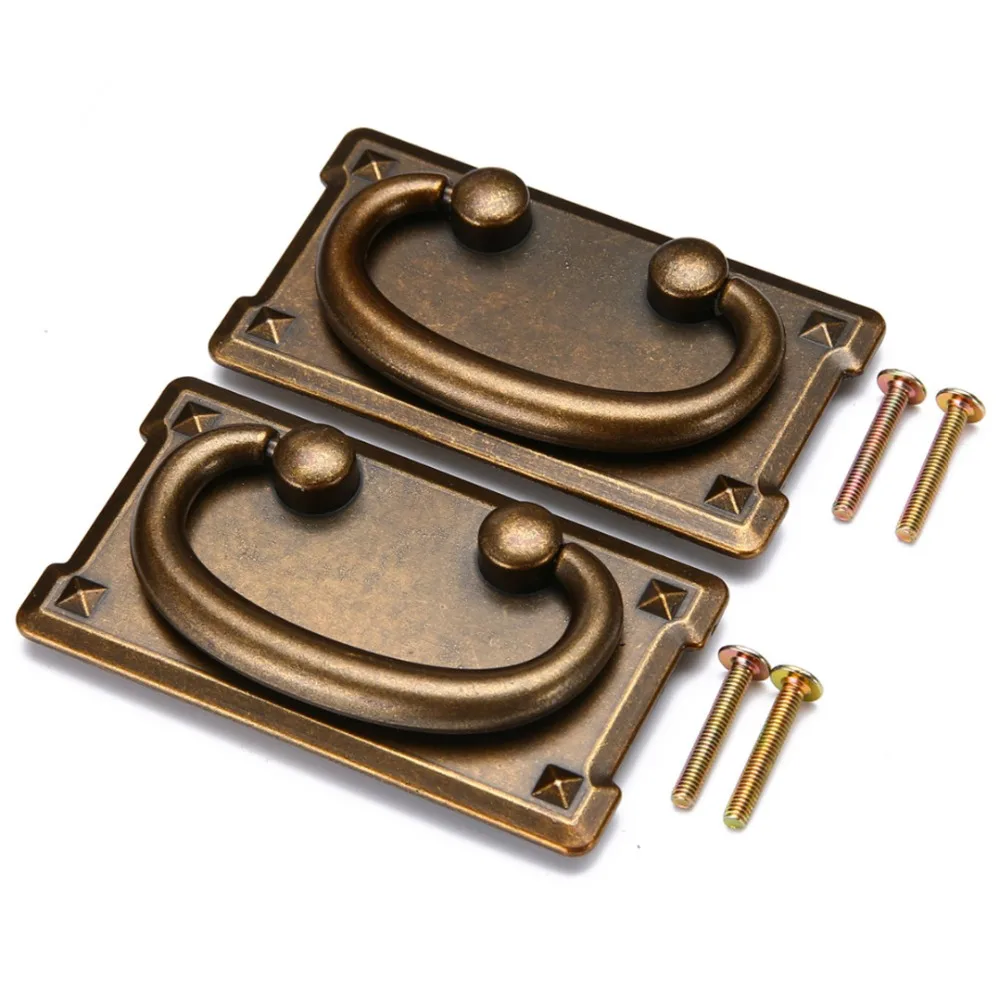 2 Set Antique Brass Door Handle Knob Door Cabinet Pulls Cabinet Drawer Handle Cupboard Knob for Home Furniture Hardware 2 Set Antique Brass Door Handle Knob Door Cabinet Pulls Cabinet Drawer Handle Cupboard Knob for Home Furniture Hardware
