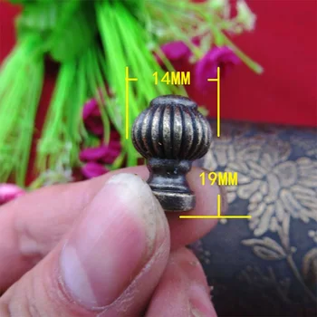 

10Pcs 14*19mm Modern Vintage Lantern Handle Alloy Knobs and Mini Handles Door Handle Cupboard Drawer Kitchen Pull Knob Furniture