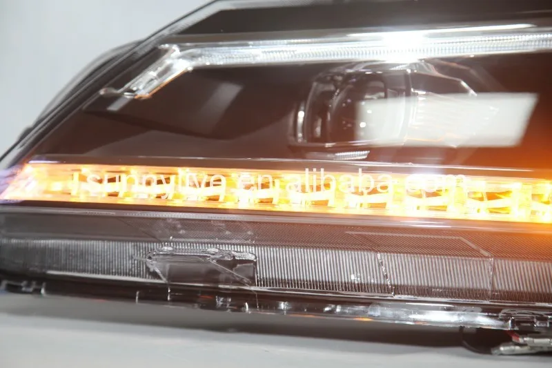 Стиль светодиодный налобный фонарь для VW Passat B7 Североамериканская версия светодиодный налобный фонарь ангельские глазки 2011