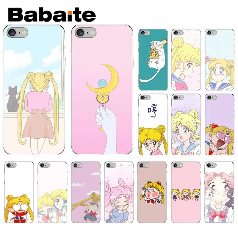 Умный Прозрачный чехол для телефона Babaite Sailor Moon с рисунком из мультфильма Apple iPhone 8