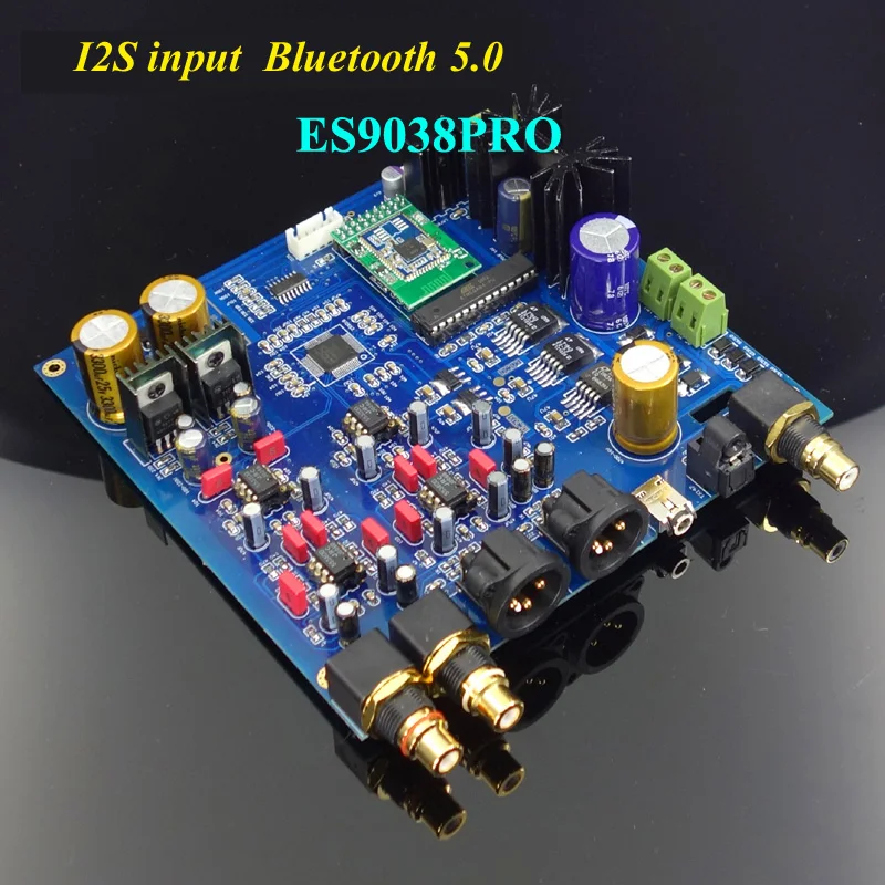 ES9038PRO DAC декодер ies и CSR8675 bluetooth 5,0 беспроводные входные форматы pcm и DSD коммутация APTX HD T0481