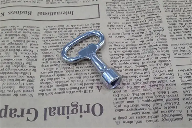 

10pcs Elevator key triangular key rail subway train master key valve