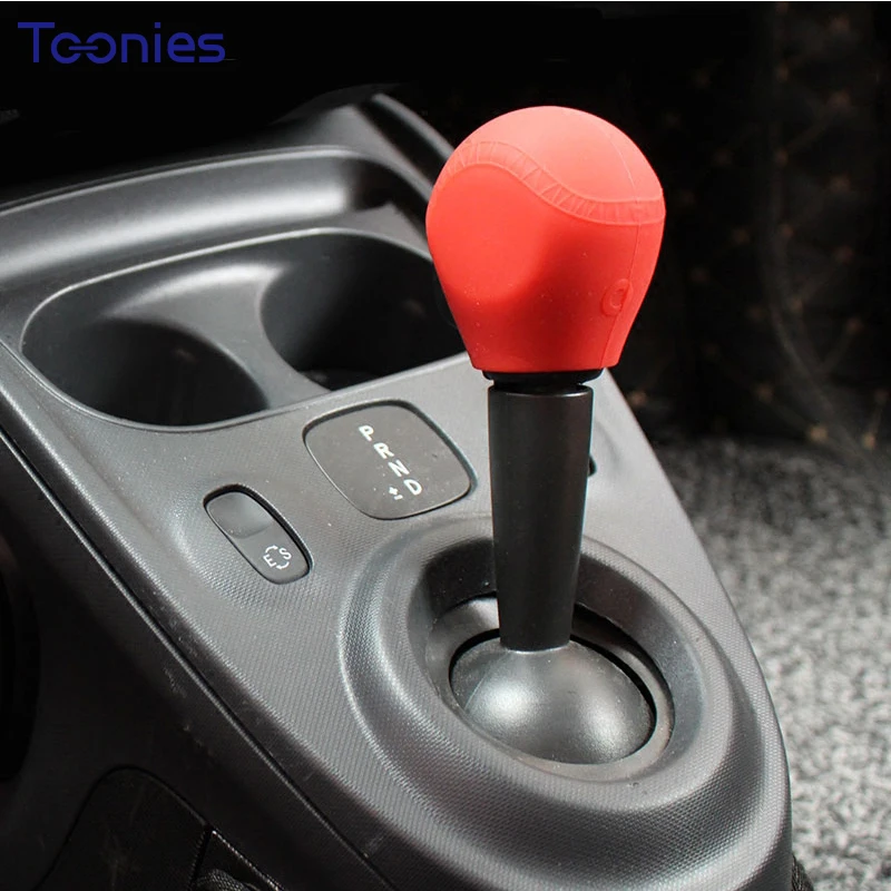 15 17 Smart Fortwo Forfour Auto Gear Shift Cover Silica Gel Car Interior Accessories Smart Logo