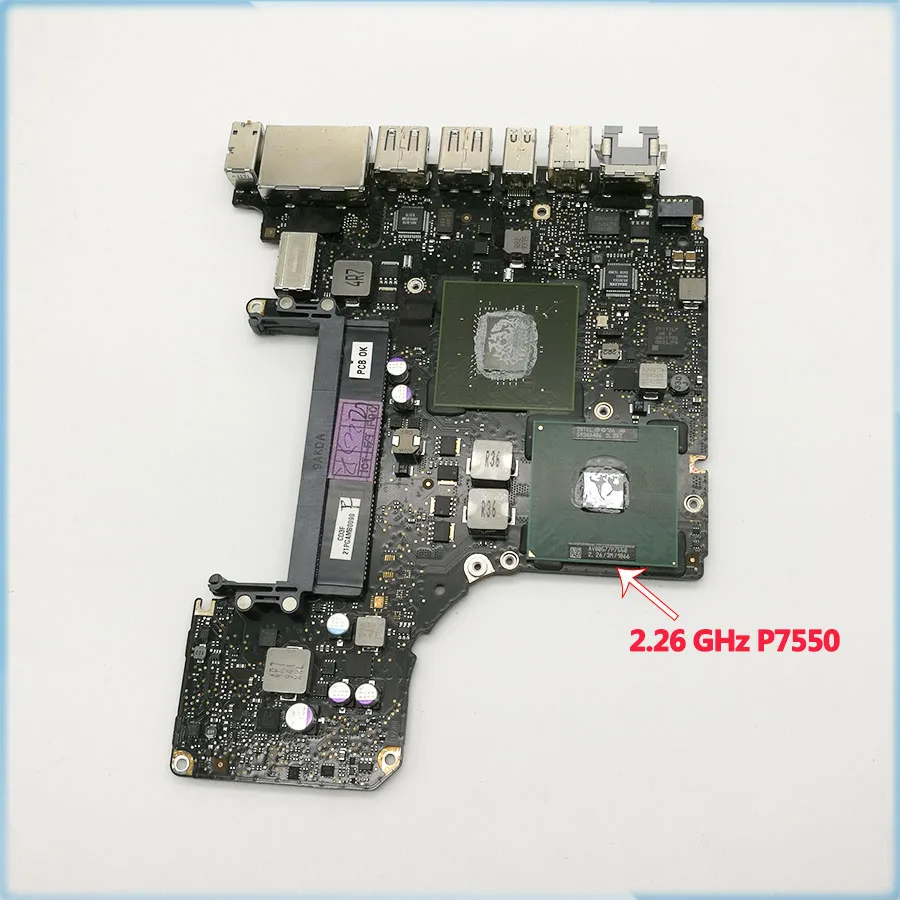 Материнская плата 661-5230 для Macbook Pro 1" A1278 материнская плата 2,26 ГГц Core 2 Duo P7550 820-2530-A MB990 Mid 2009