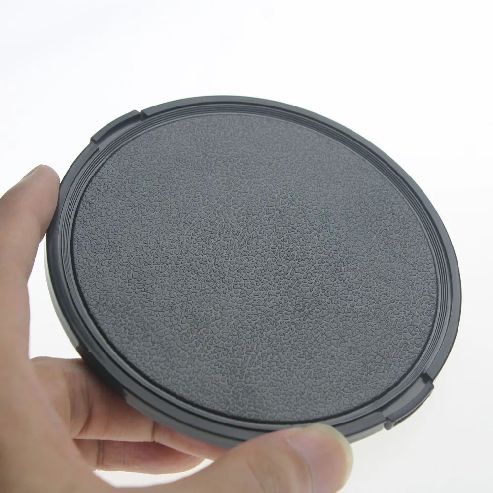 95mm Side Snap On Lens Cap with Cord For Nikon Canon Sony Camera free