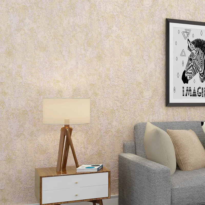 

Seamless plain color imitation diatom mud texture living room study room wallpaper TV Sofa background non-woven wall covering