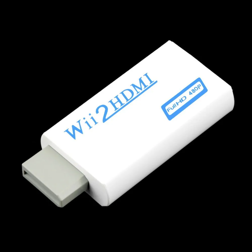 Белый для wii к HDMI адаптер для wii 2 HDMI конвертер Поддержка FullHD 1080 p 3,5 мм аудио видео выход wii Link Монитор ТВ ПК