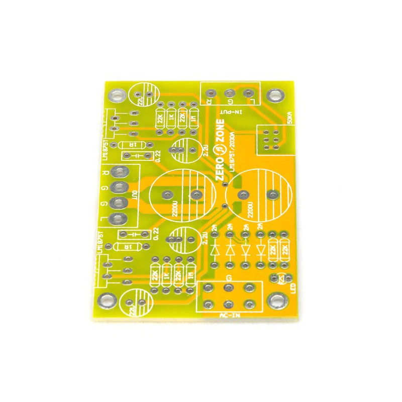 Классический LM1875T/TDA2030A двухканальный после класса печатной платы