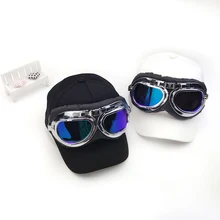 Новое поступление мужские и женские Бейсбольные Кепки из хлопка с очками бейсболки