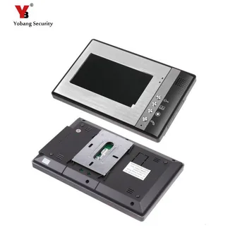 

Yobang Security freeship 7-inch LCD video Intercom Indoor Unit only indoor screen Wired Video Door Phone without outdoor camera