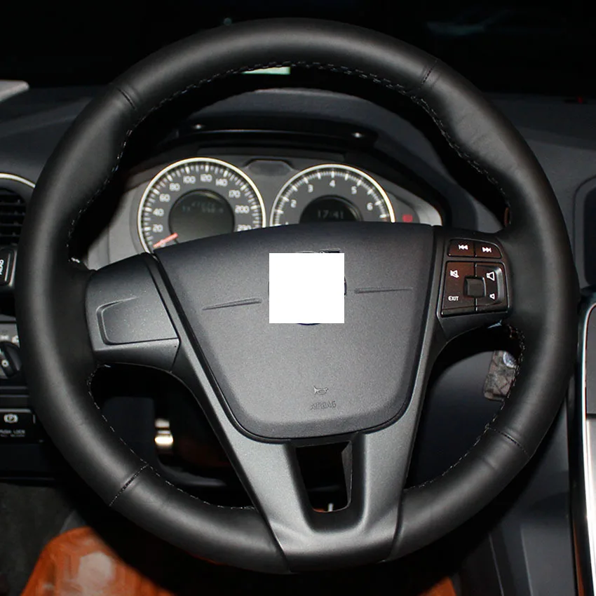 XuJi Steering Wheel Cover for Volvo S60 V40 V60 V70 2014 XC60 Car