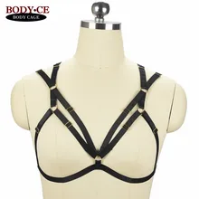 Горячая Женская Сексуальная обвязка для тела Связывание Белье панк готический эластичный отрегулировать топы из ремешков бюстгальтер Фетиш для эротики бандаж в стиле бурлеск пояс
