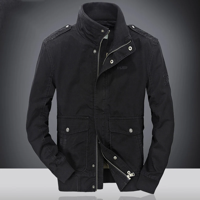 

Jacket Military Style Army bomber Men Jackets Coats Stand Collar AFS JEEP Spring Autumn Casual Jacket Men Motorcycle Jacket