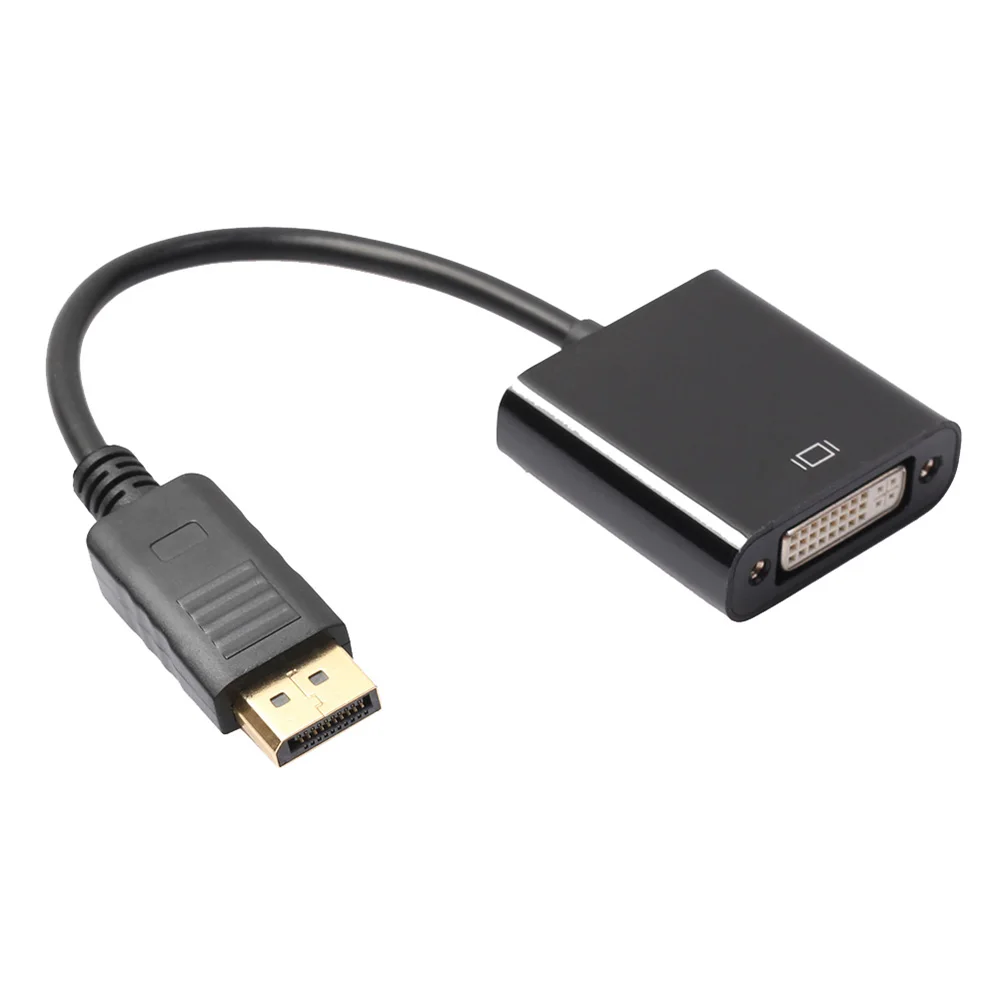 Top Deals Displayport DP Male To DVI HDMI VGA Audio Female Adapter Display Port Cable Converter For Apple MacBook Air Pro