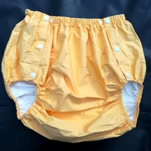 FUUBUU2204-YELLOW-XXL защитные брюки/физиологические брюки/подгузники для взрослых/штаны для недержания/подгузники с карманами