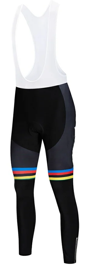 Hansgrohe командный зимний теплый флисовый длинный комплект одежды, Мужская велосипедная майка, длинный велотренажер, велосипедная одежда Ropa Ciclismo - Цвет: winter  pants