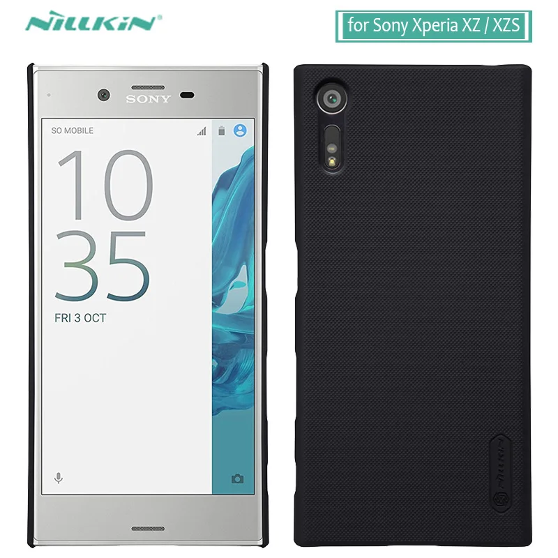 Для Sony Xperia XZ F8332 уникальный шероховатый чехол Nillkin с жесткой задней панелью для XZS