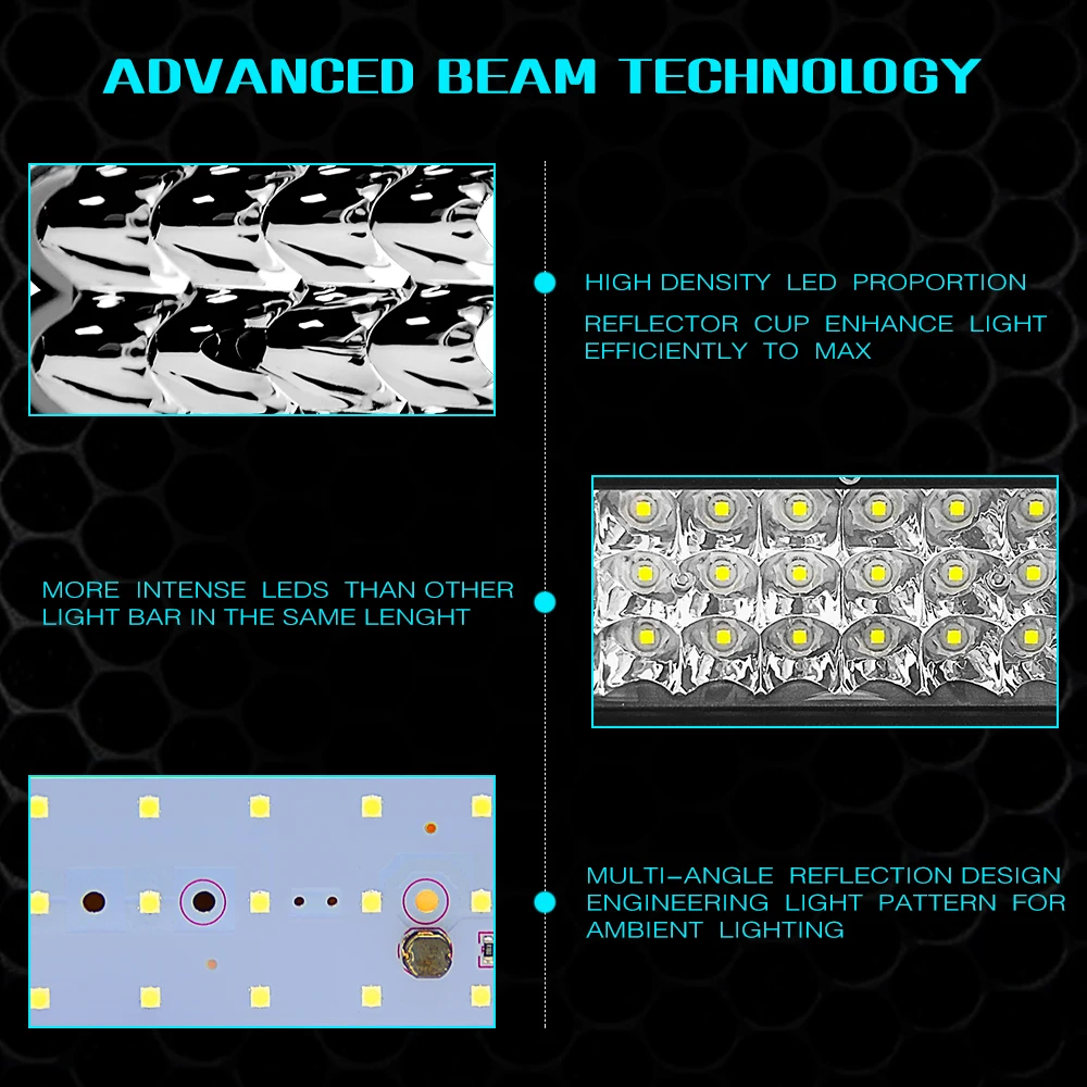 24 светодиодный светильник, бисер, супер яркий ходовой огонь 7 дюймов 72 Вт комбо светодиодный светильник бар автомобиля Бар OffRoad 4x4 Спот 12/24V 4WD Barra светодиодный S головной светильник