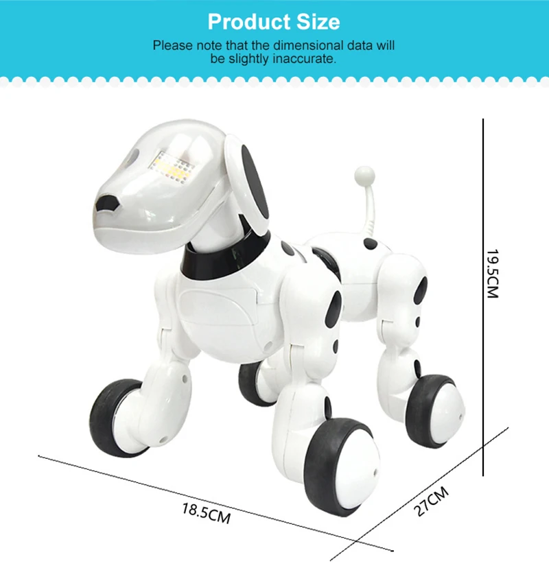 Animal de Estimação Inteligente sem Fio Cães de Estimação Presente para o Aniversário Controle Remoto Robô Eletrônico Inteligente Cachorro Brinquedo 2.4g rc Falando Crianças Cão 31 estimação inteligente cachorro robô brinquedo 2.4g inteligente