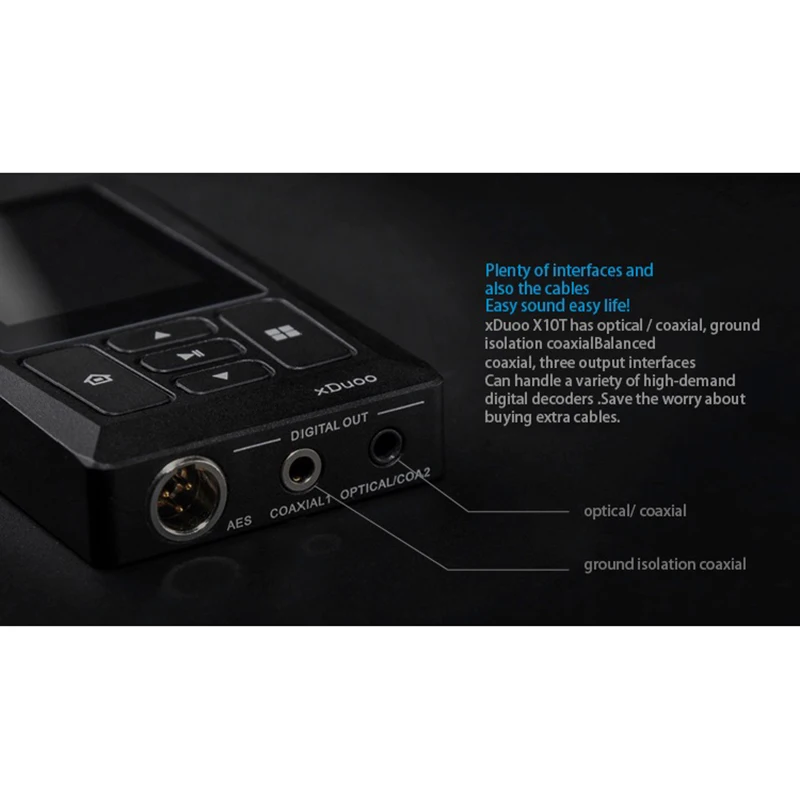 XDuoo HIFI Lossless Music Player 256GB Expansion