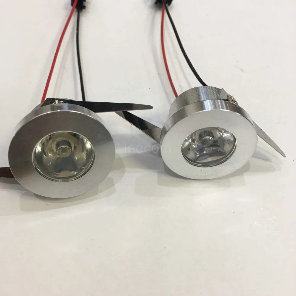 

10pcs/lot DC12V 1w silverLed Downlight warm white Cob Ceiling Spot Recessed Lights Indoor Lighting 5 years warranty time