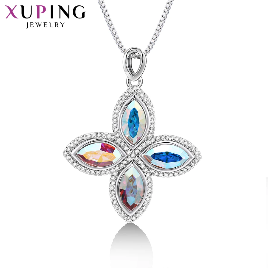 Xuping Jewelry Pendant Necklaces Crystals from Swarovski Romantic Sweet Little Fresh Girl Women Wedding Party Gifts S161-40496