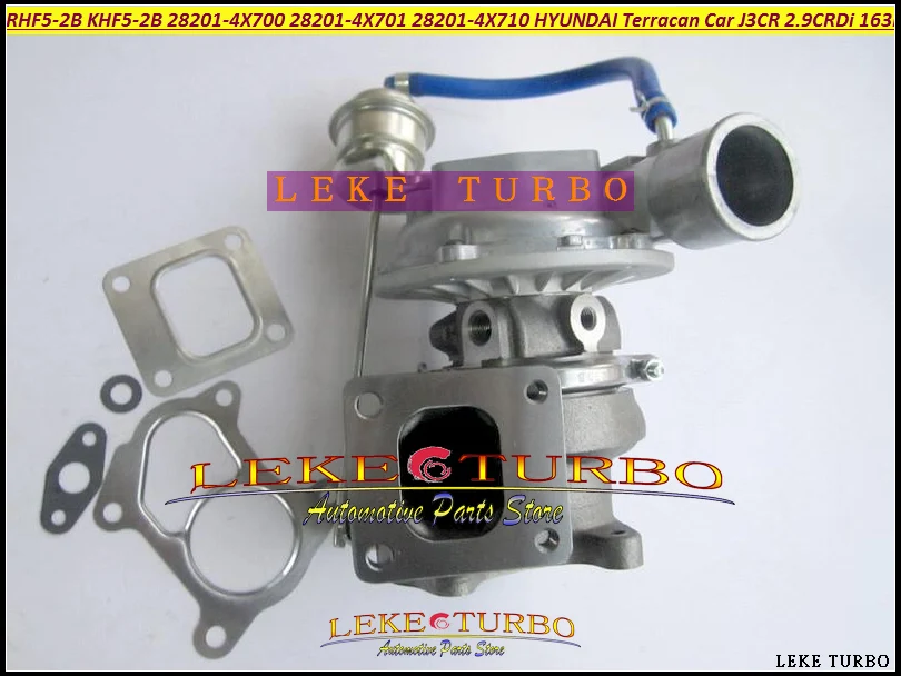 RHF5-2B KHF5-2B 28201-4X700 28201-4X701 28201-4X710 Turbo Turbocharger For HYUNDAI Terracan Car 2003-06 J3 J3CR 2.9L CRDi 163HP (2)