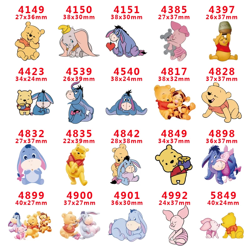 

DIY Craft Supplies cartoon character flat back planar resins 30 pieces. PR-4149-5849