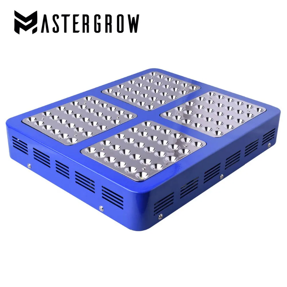 

MasterGrow 1200W Double Chips LED Grow Light Full Spectrum 430-730nm With Electroplated Reflectors For Indoor Plants and Flower