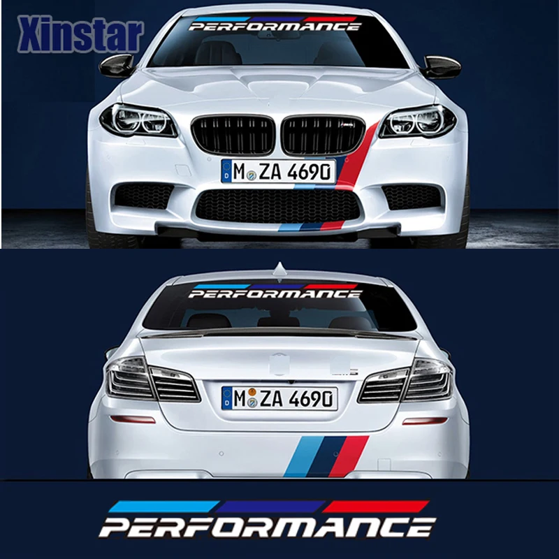 

2pcs M power performance car windows sticker for BMW F30 F10 316 318 320 330 335 520 530 550 750 E46 E60 E90 E36 E70