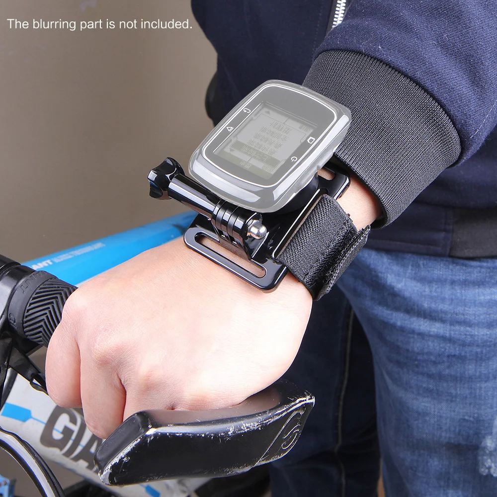 

Andoer Wrist Hand Strap Band Belt Armband with Holder Adapter for Garmin GPS Edge Cycle Accessories for Gopro