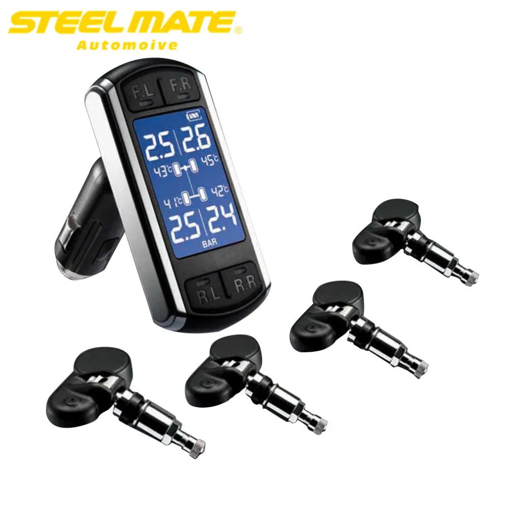 Steelmate TP-08 Cigarette Lighter Plug LCD Display TPMS Wireless Transmission TPMS Adjustable Display Viewing Angle Steelmate TP-08 Cigarette Lighter Plug LCD Display TPMS Wireless Transmission TPMS Adjustable Display Viewing Angle