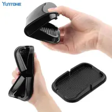 Многофункциональное автомобильное Нескользящие прокладка резиновая мобильный липкая палочка телефон для передней панели Полка нескользящий коврик для телефона gps MP3 300 шт./лот