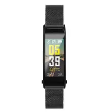 Y6 цветной экран Смарт фитнес часы спортивный браслет ремешок с поясом браслет вызов шагомер пульс