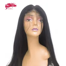 5x5 Кружева Закрытие парик Али queen hair из серии "сделай сам" парики 2/3 шт. бразильские прямые волосы с Закрытие бразильского Виргинские Remy человеческие волосы парики шнурка