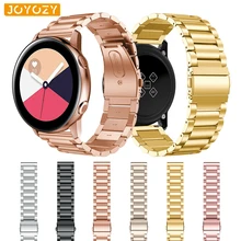 Joyozy 22 мм 20 мм ремешок для часов из нержавеющей стали для samsung galaxy watch активный классический быстросъемный ремешок для часов samsung gear s3 s2