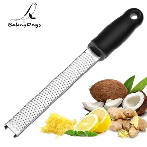 Lemon Zester Cheese Grater Stainless Steel Fine Blade Grater Ginger Chocolate Citrus Fruit Zester Slicer Kitchen Cooking Tools