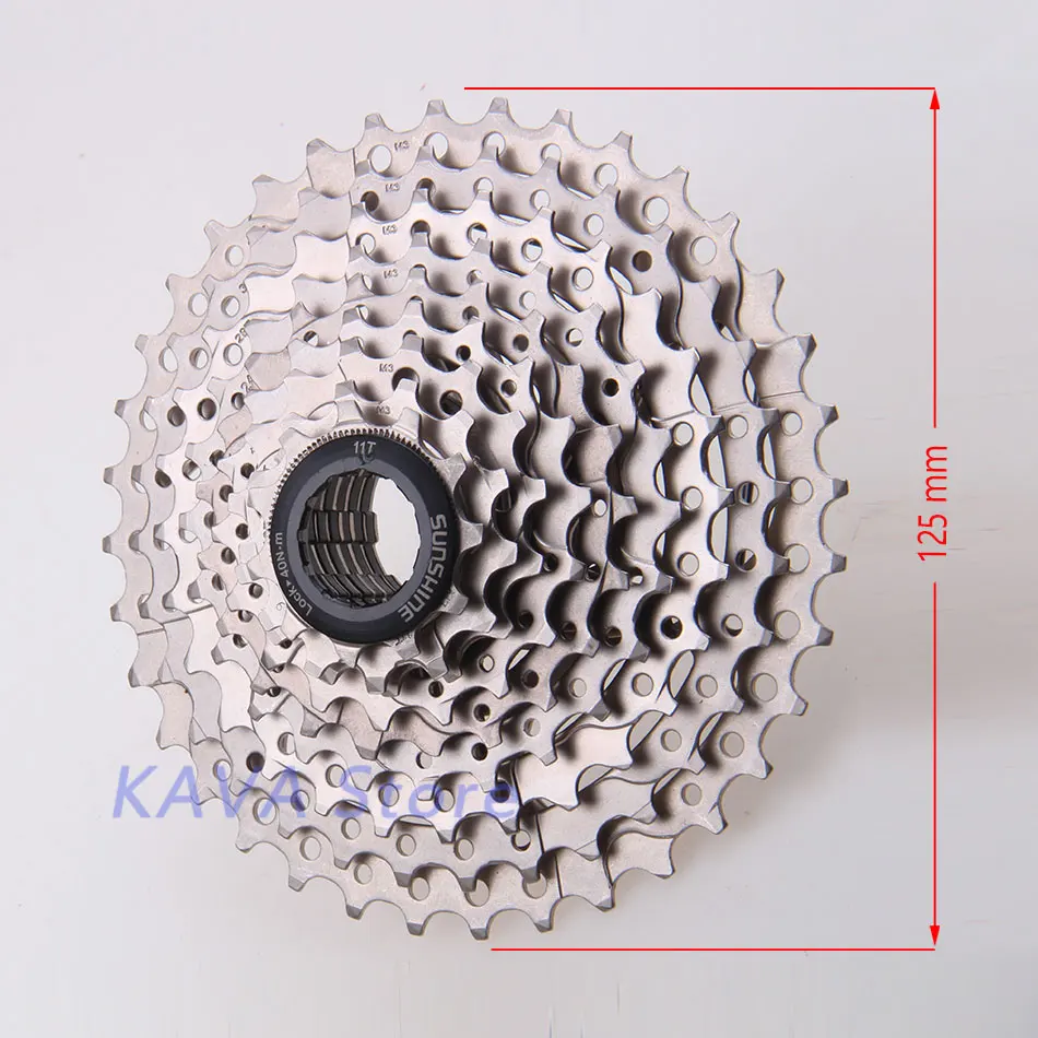 Солнце 9 s 11 32 т бесплатная колеса MTB велосипеда маховик Скорость кассета