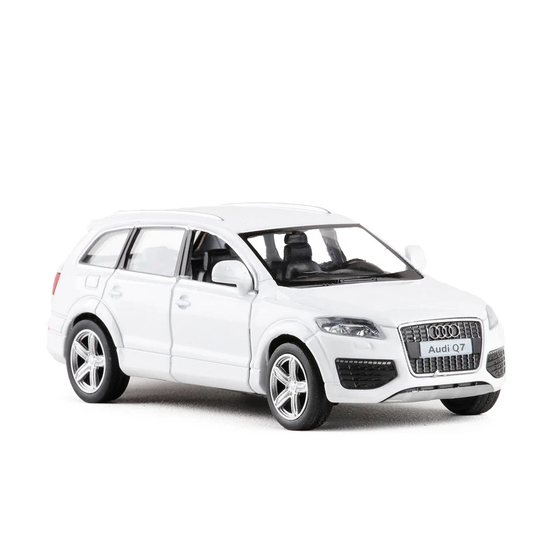 Модель автомобиля Audi Q7 V12 1:36 из литого металлического сплава|pull back car toys|car toycollection