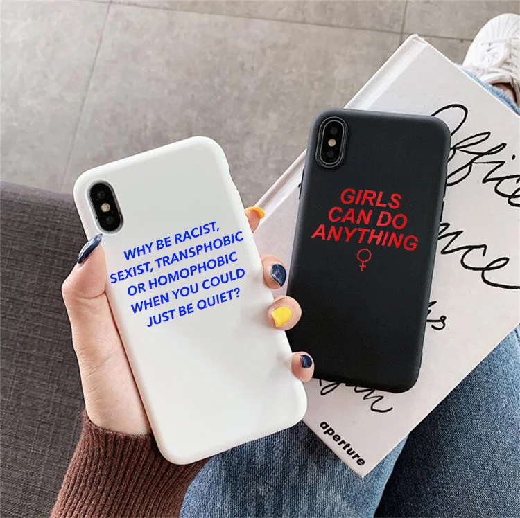

Lovely Cartoon Color Back Cover Funny Letter Quote Soft Phone Case Fundas For iPhone 7Plus 7 6Plus 6 6S 5S 8 8Plus X XS Max