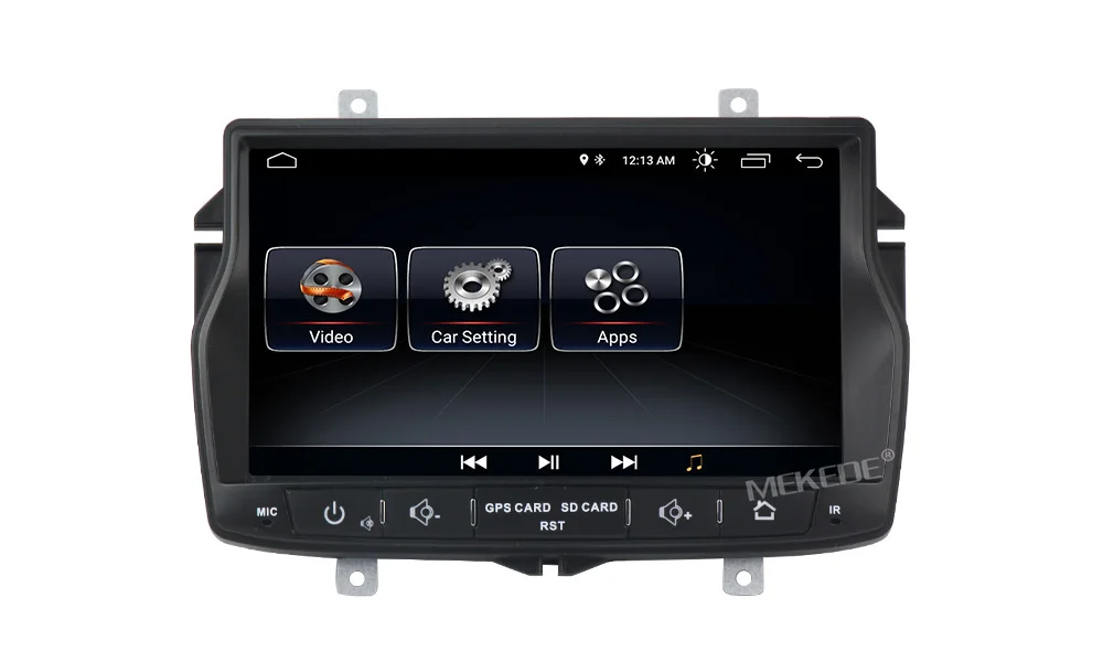 Perfect MEKEDE Android 9.1 8.1 Car Multimedia DVD Player For LADA Vesta for Radio GPS navigation audio Stereo Russian menu wifi BT 6