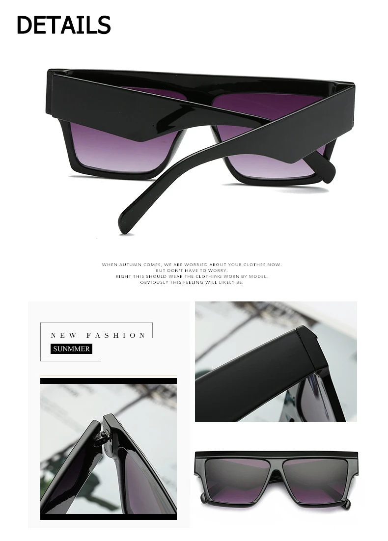 JackJad модные крутые уникальные квадратные стильные солнцезащитные очки унисекс винтажные градиентные брендовые дизайнерские солнцезащитные очки Oculos De Sol S8055