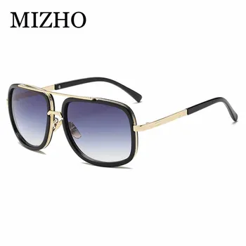 

MIZHO 2020 New Fashion Polarized Sunglasses Men Square COOL Mirror Eye Glasses for Women High Quality Retro UVB Glasses Vintage