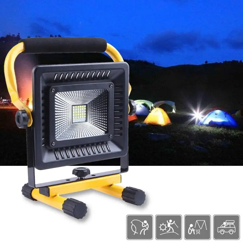 

50W LED Outdoor Portable Floodlight Spotlight 2400LM Waterproof Work Lamp led flood light working light lamp led lantern Lamp
